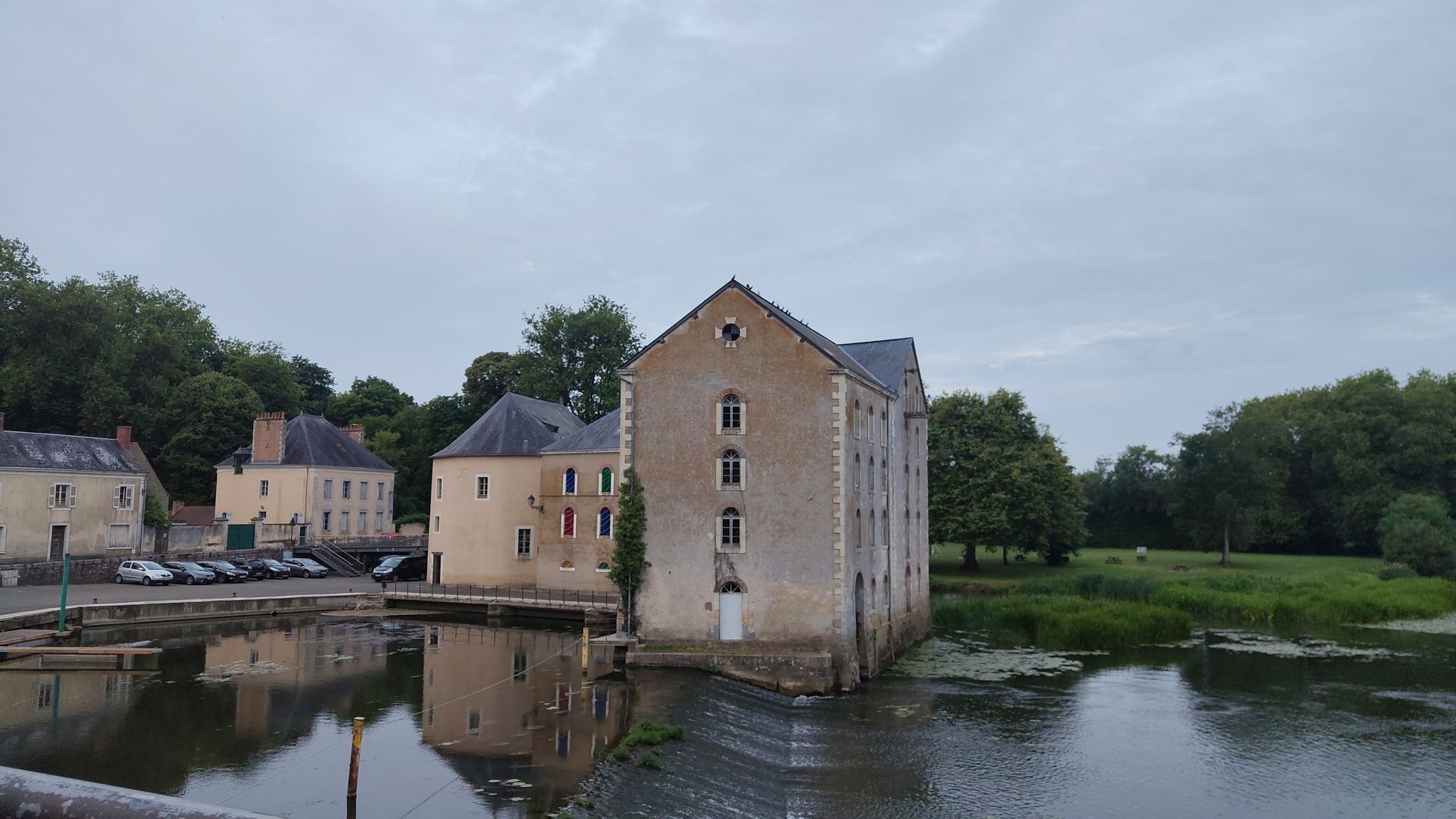 Moulin de Malicorne vue du pont