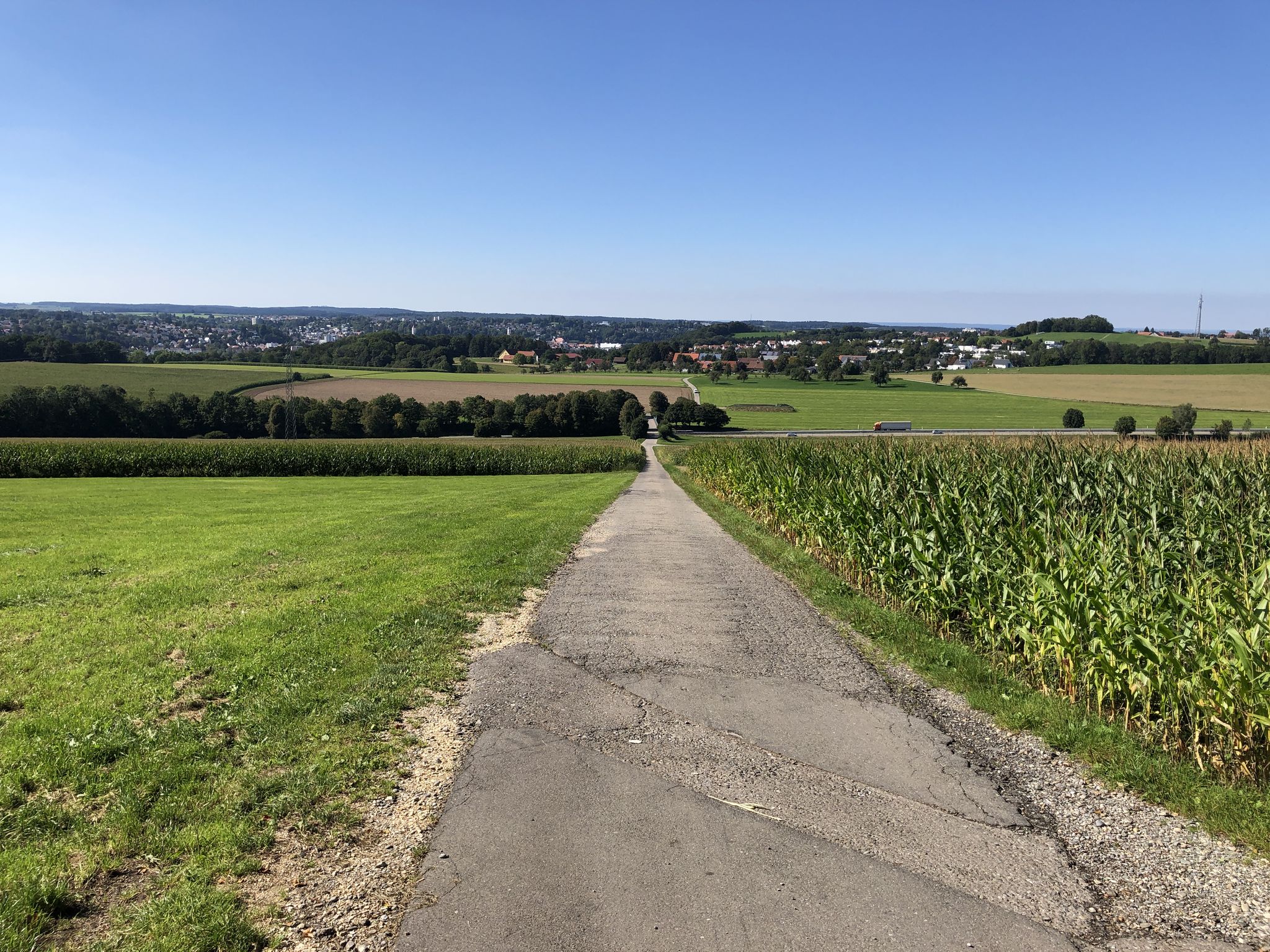 ein schöner Platz für Panorama-Streching