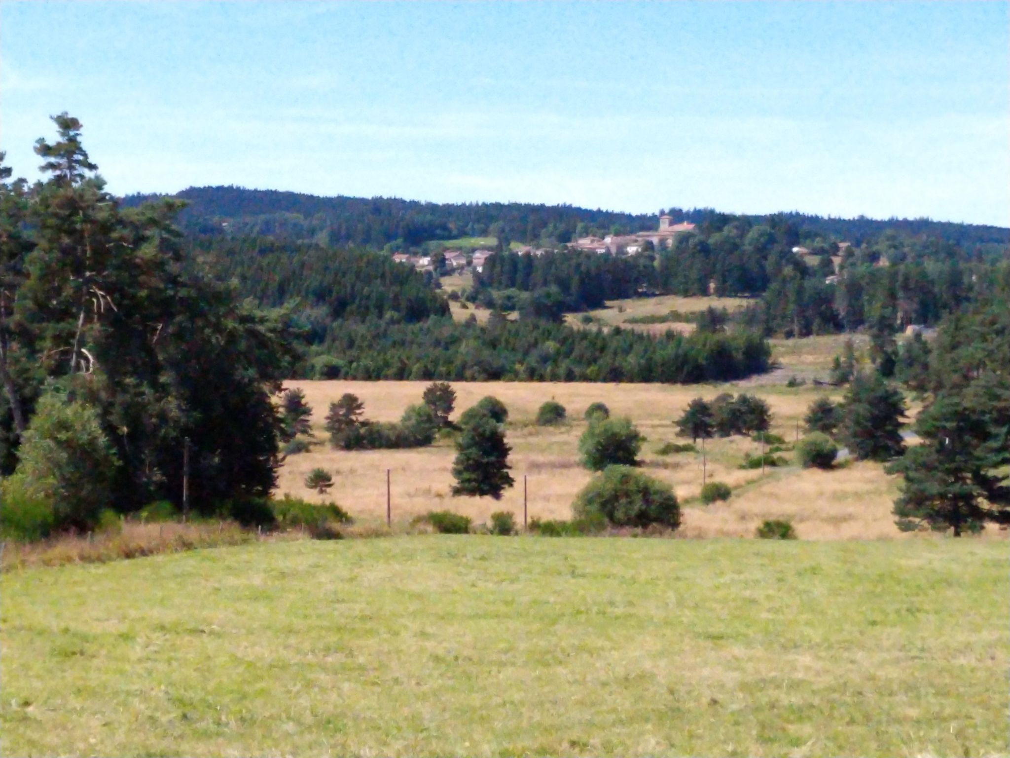 Uitzicht op Fournols