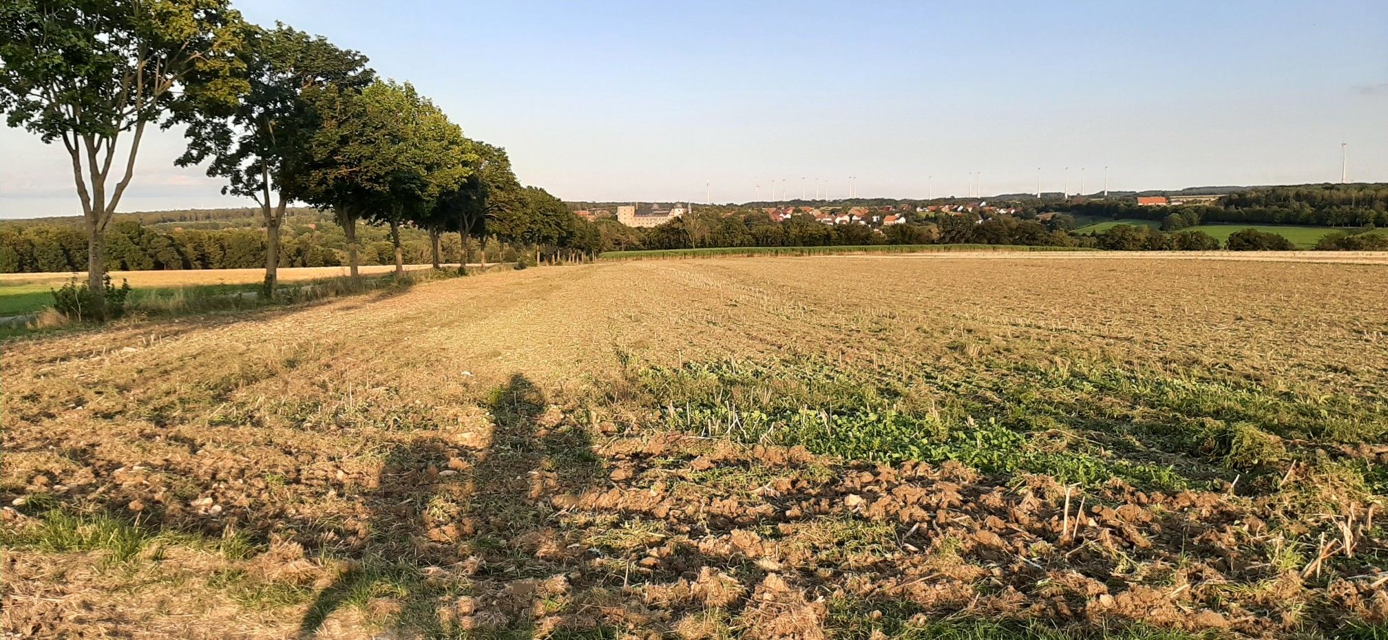 Blick zurück zur Wewelsburg