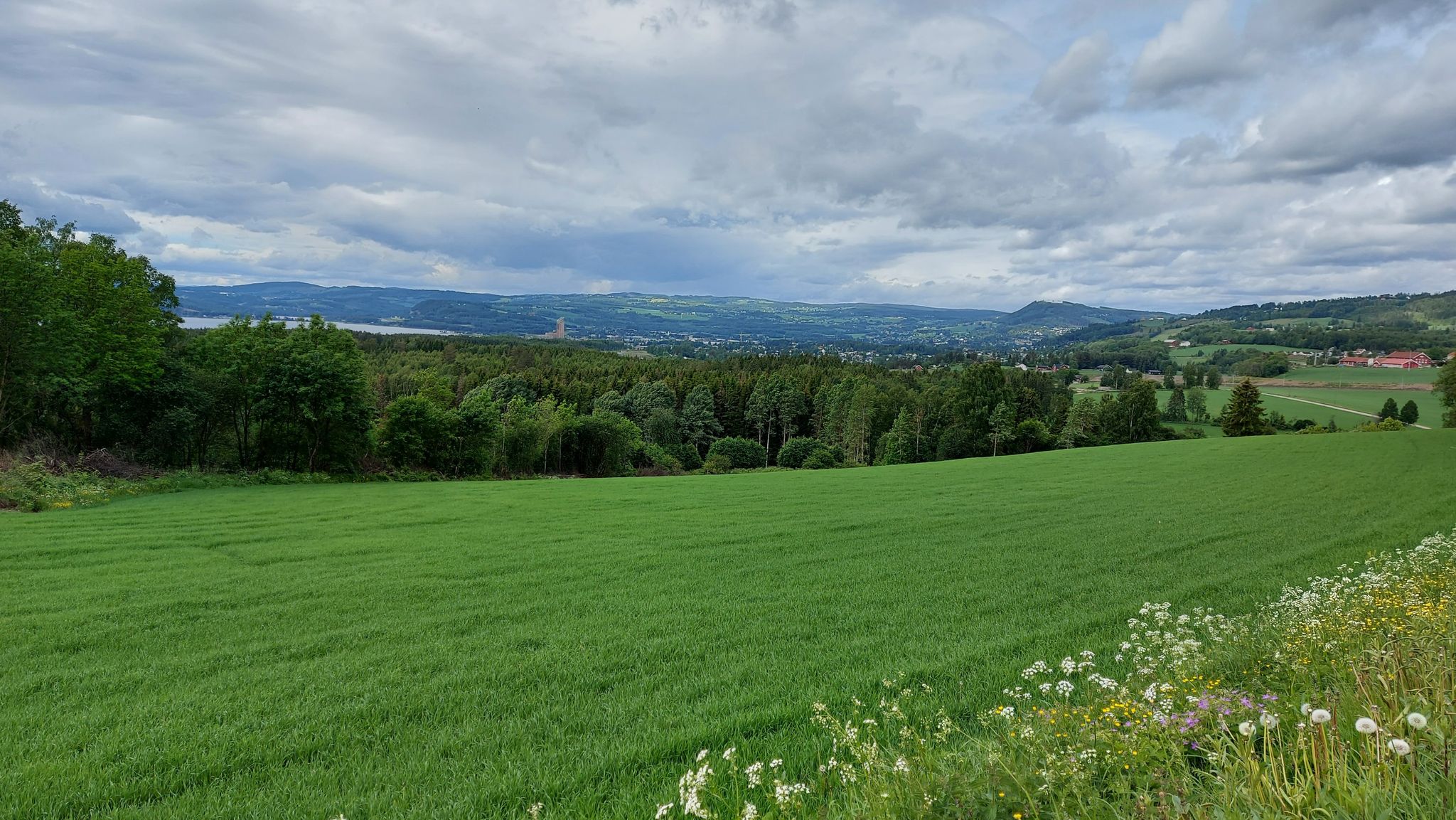 Blick auf Brumunddal