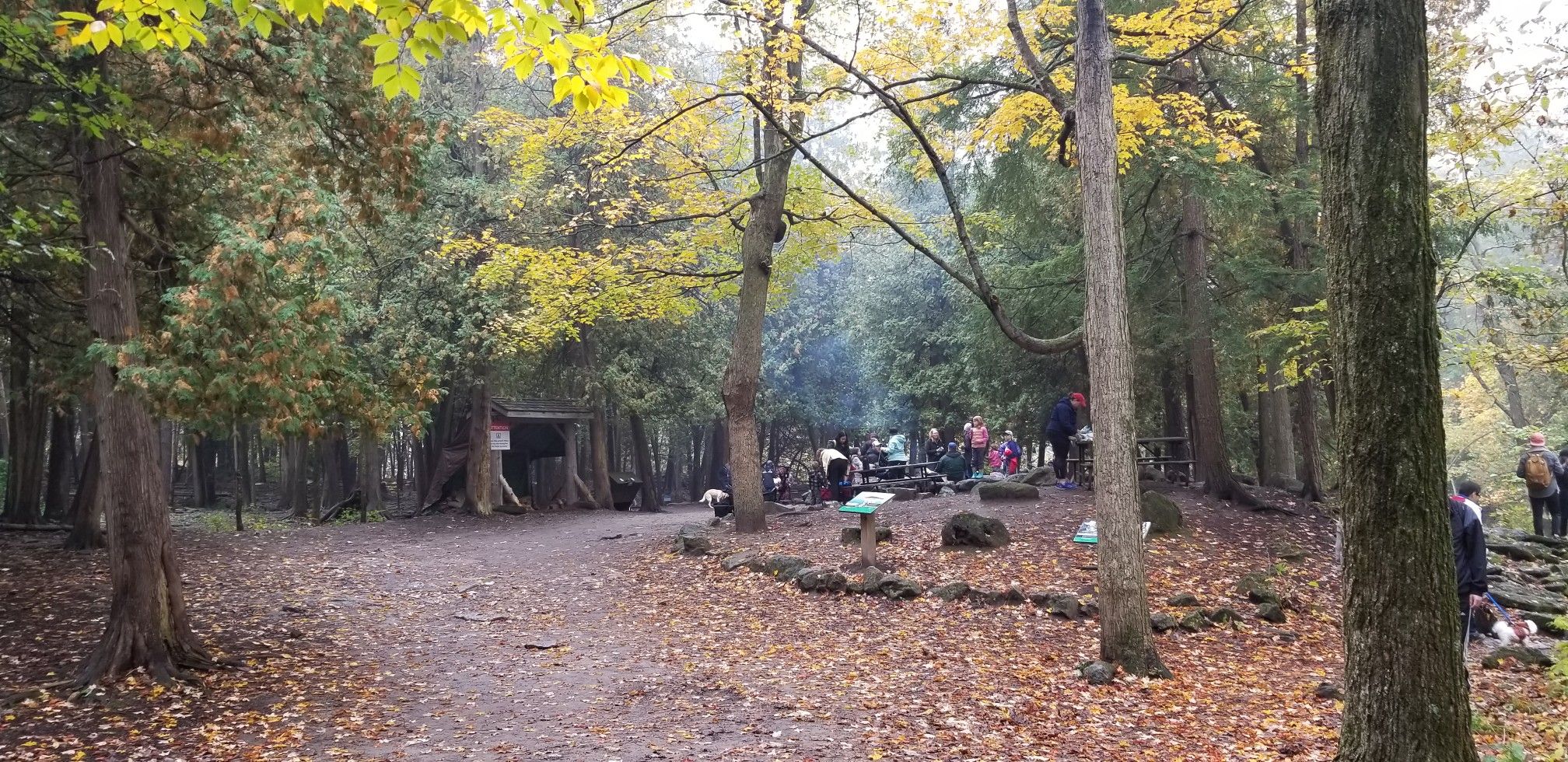 Hilton Falls base camp