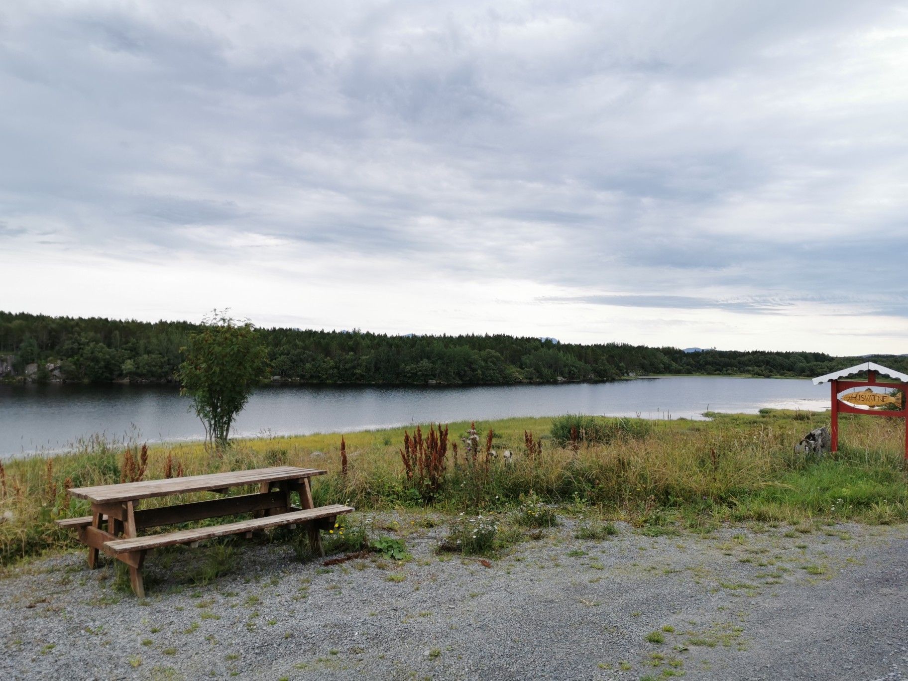 Rastplatz am See
