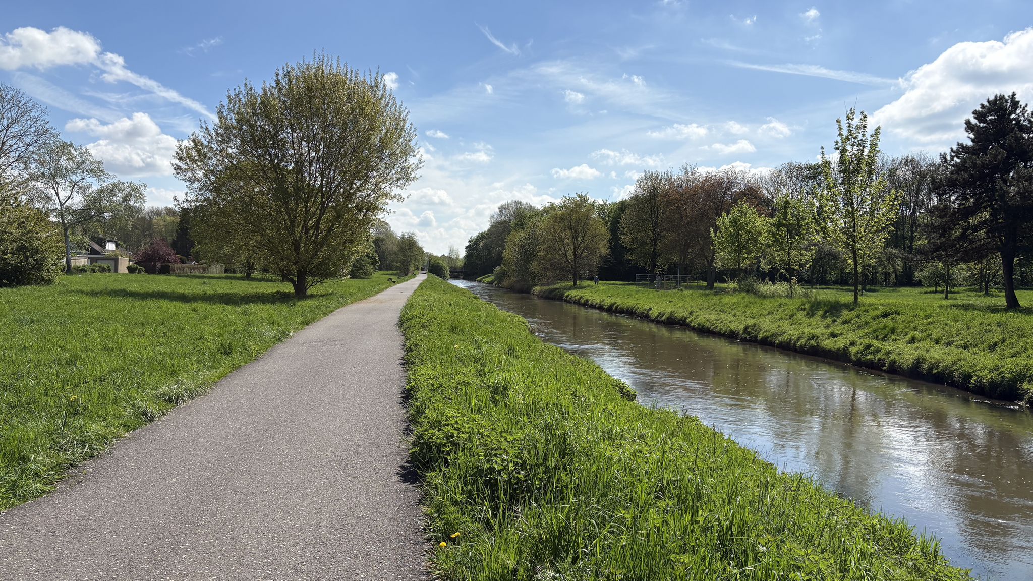 Am Erftflutkanal bei Bergheim