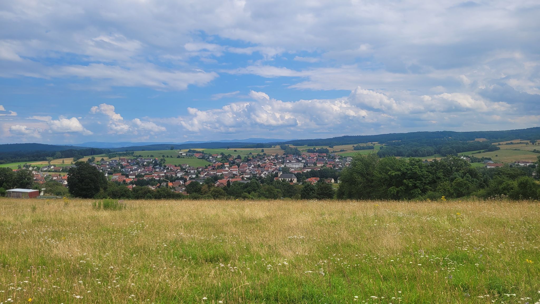 Blick auf Hosenfeld