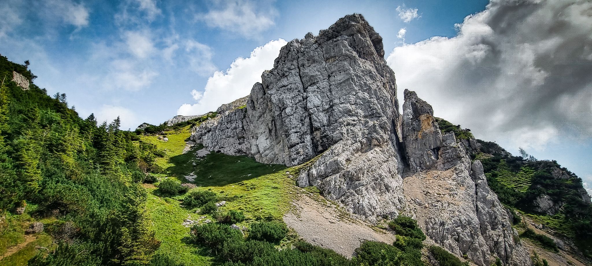 Nordwestwand am Schartschrofen