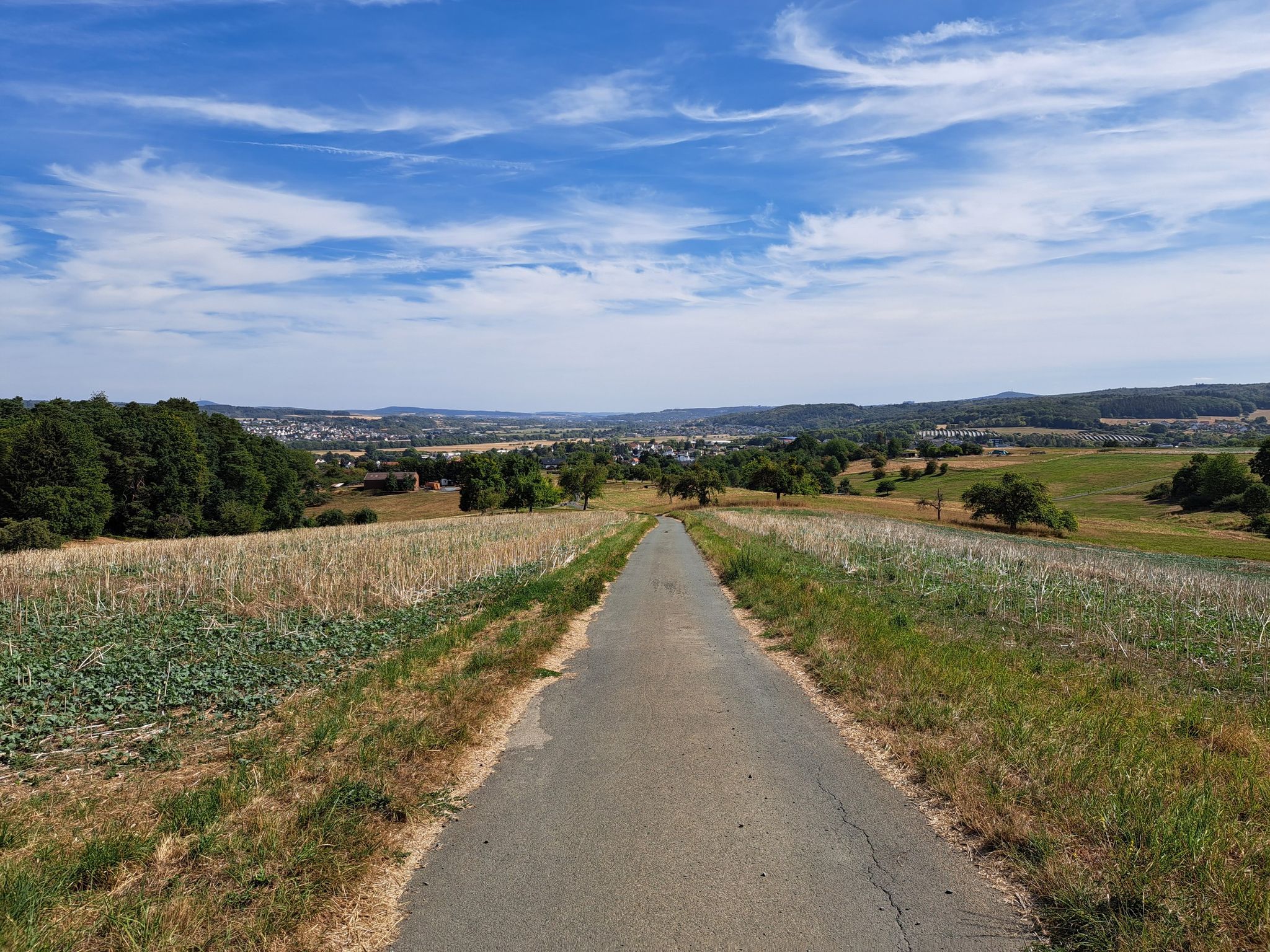 Blick von Wintersburg Richtung Burgsolms/Lahntal
