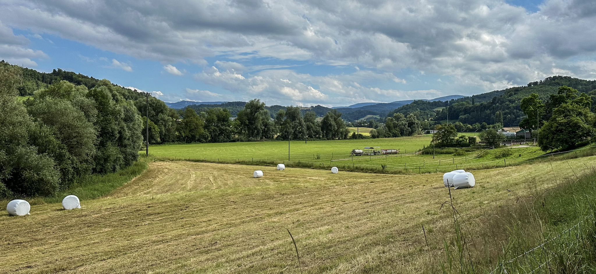 ...Veloweg von Liestal Richtung Bubendorf...