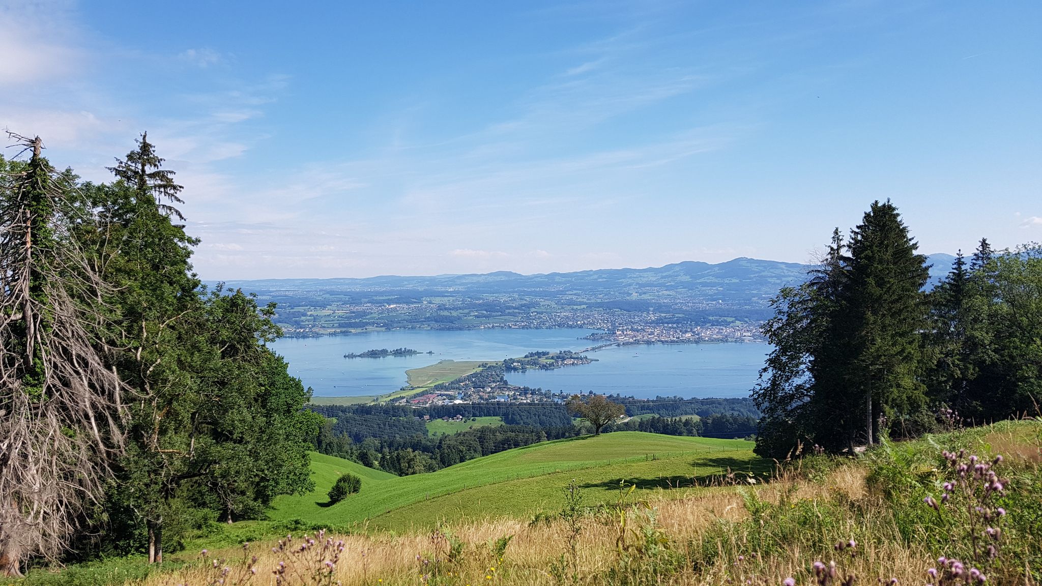 Fantastische Sicht auf den Seedamm
