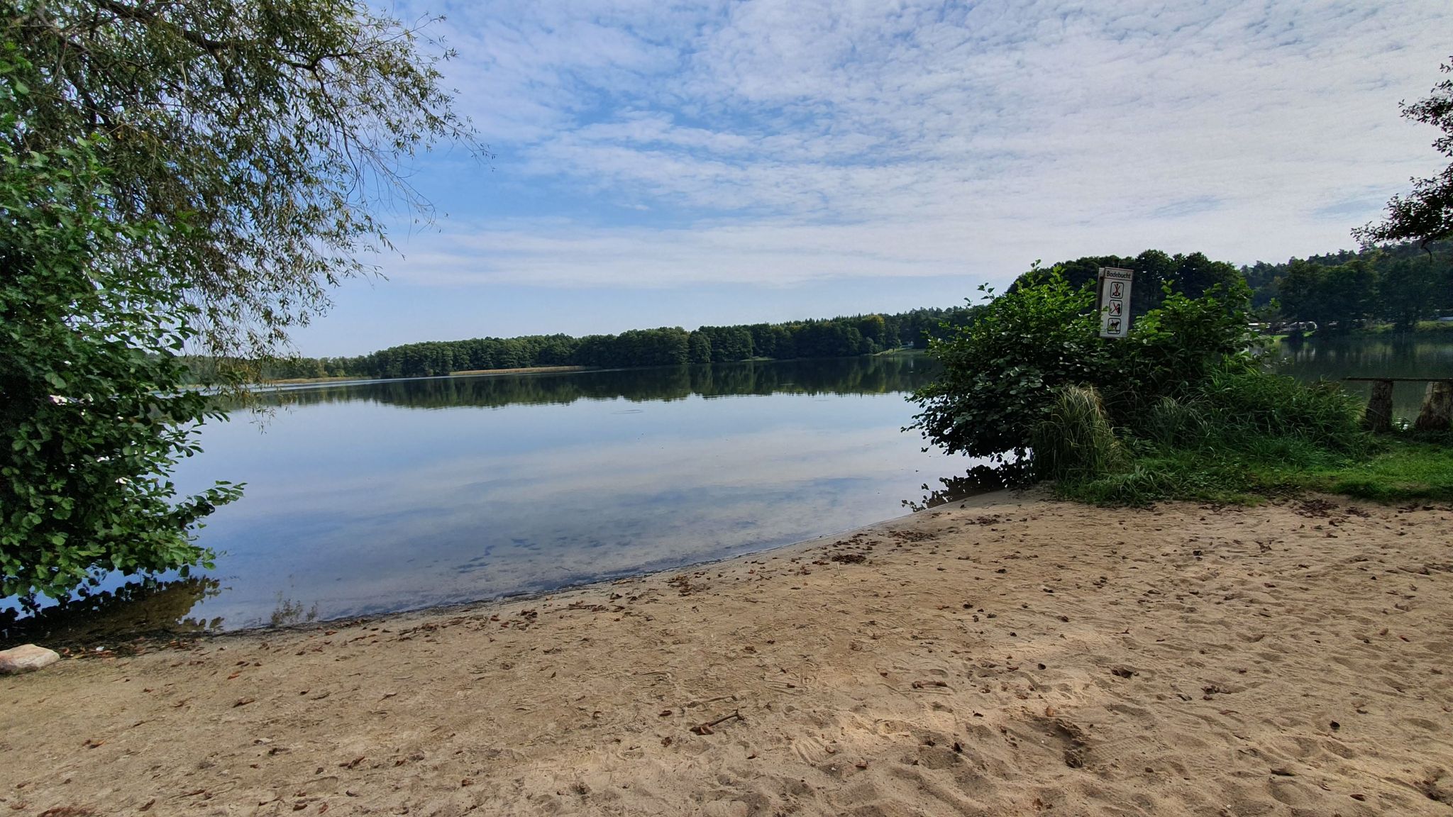 Badestelle am Campingplatz