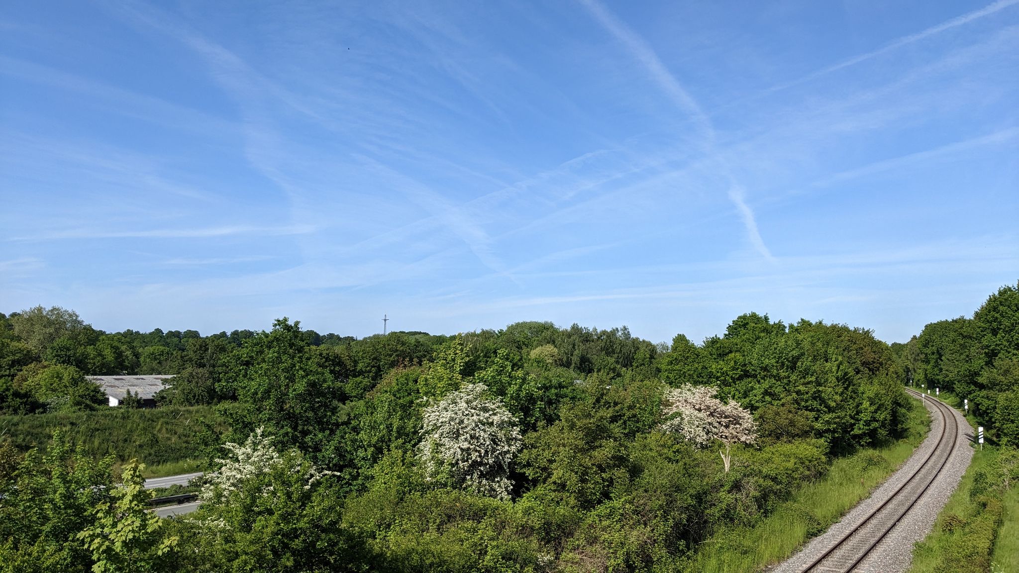 Überquerung der A215 mit Weitblick