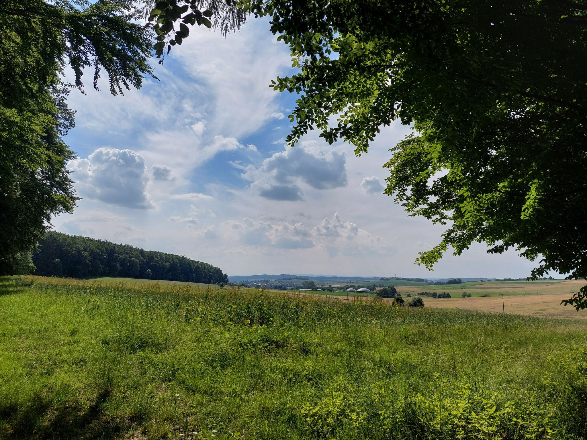 Tolle Aussicht Richtung Wallernhausen