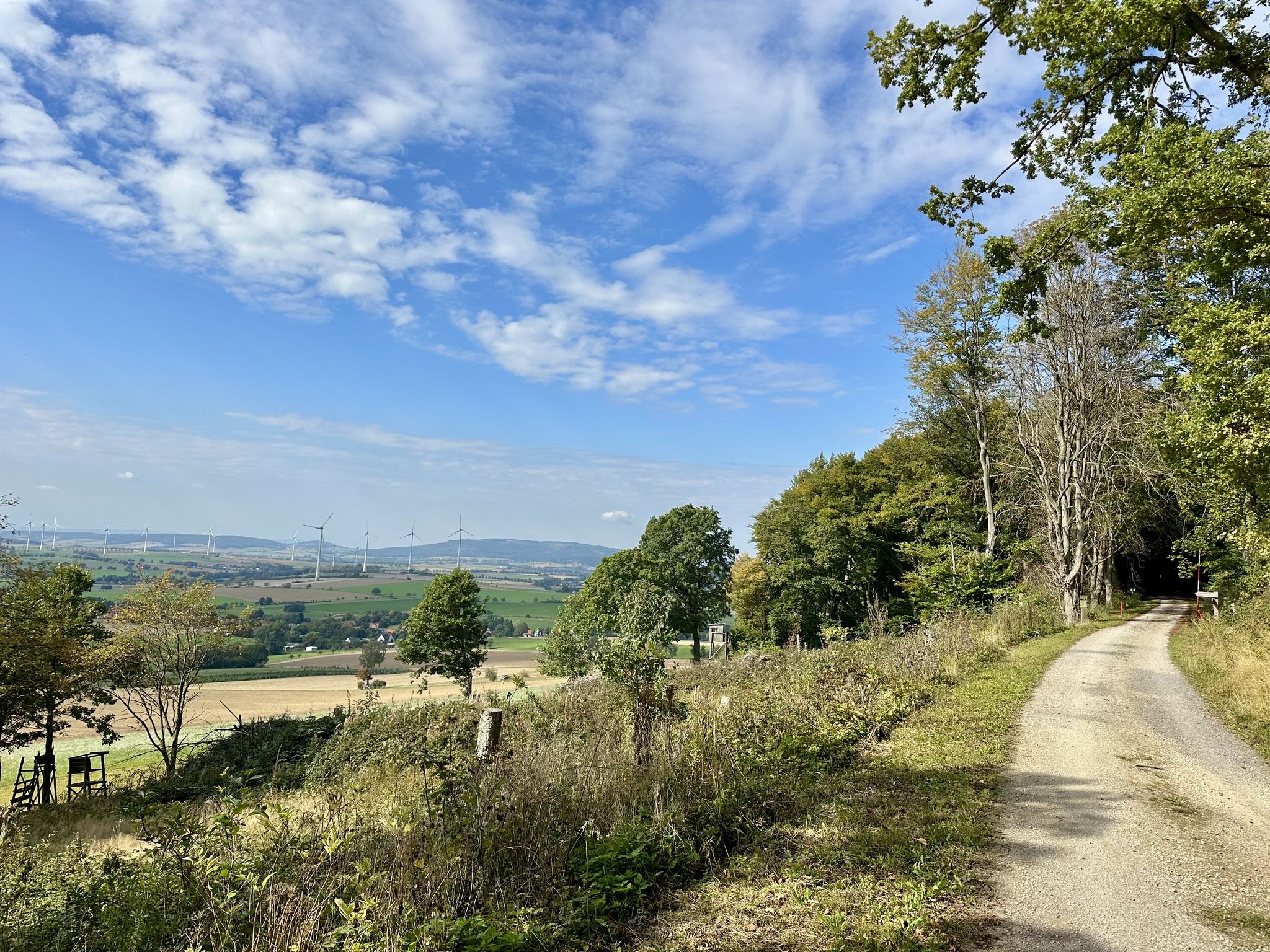 Ausblick bis nach Hameln