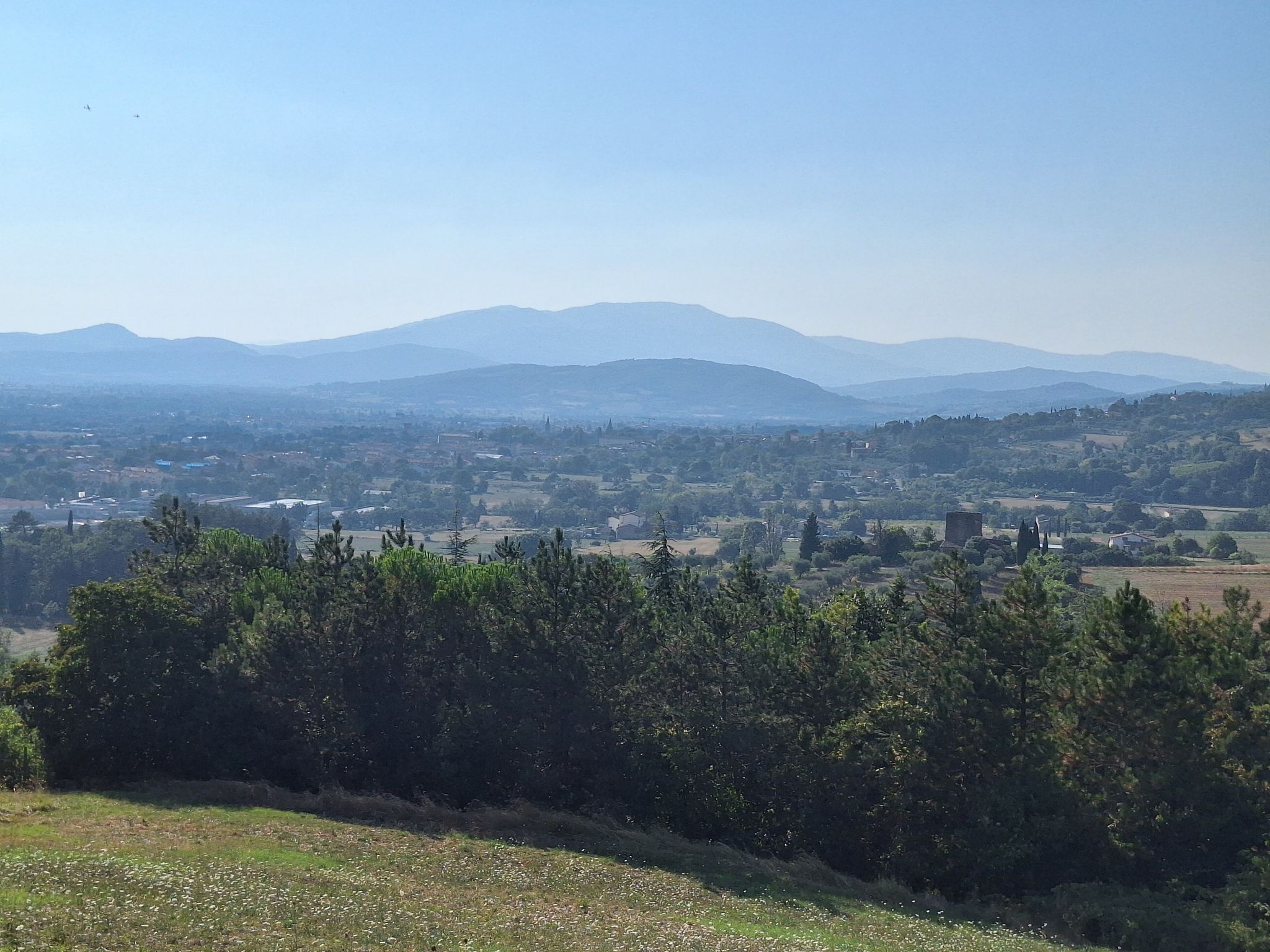 Vista di Sansepolcro da Cospaia