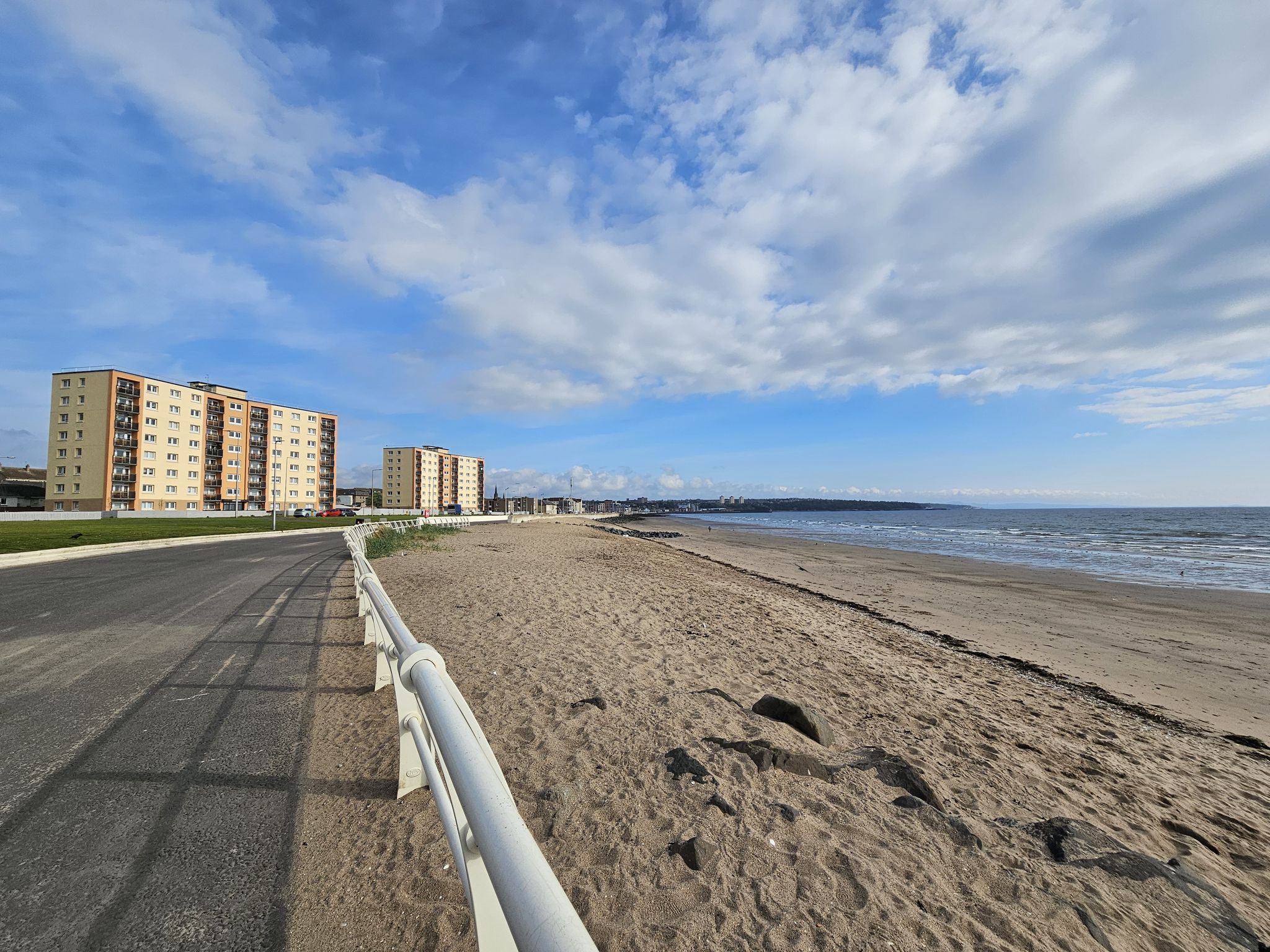 Kirkcaldy's promenade.