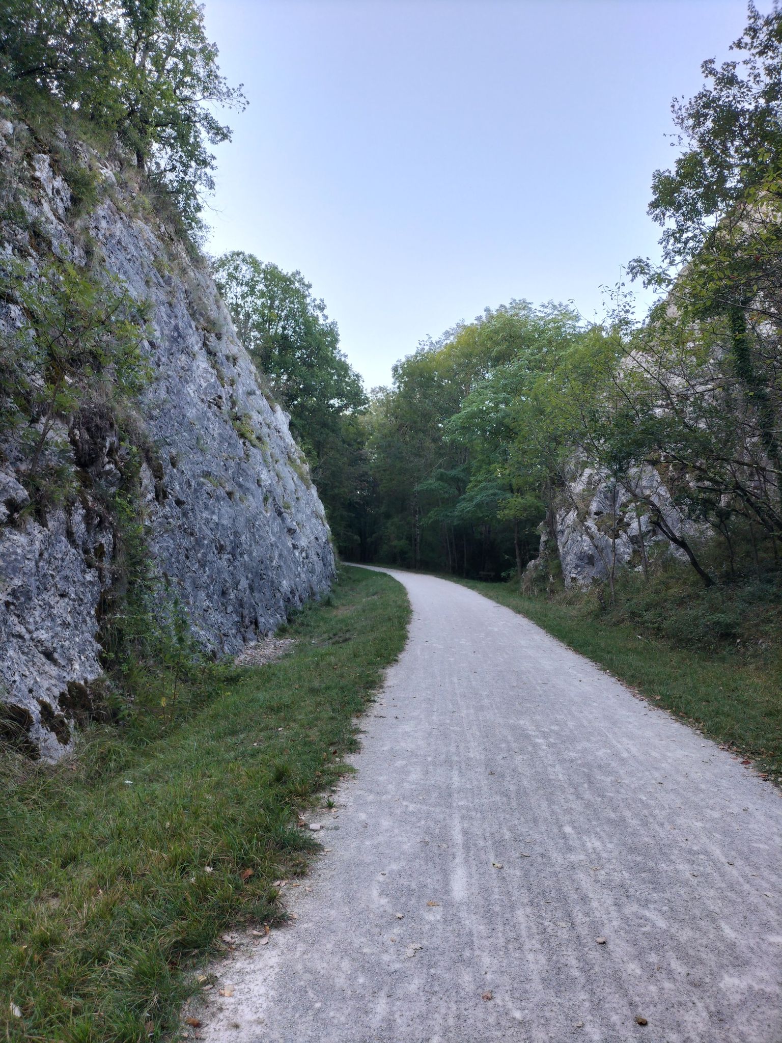 Sur la voie verte