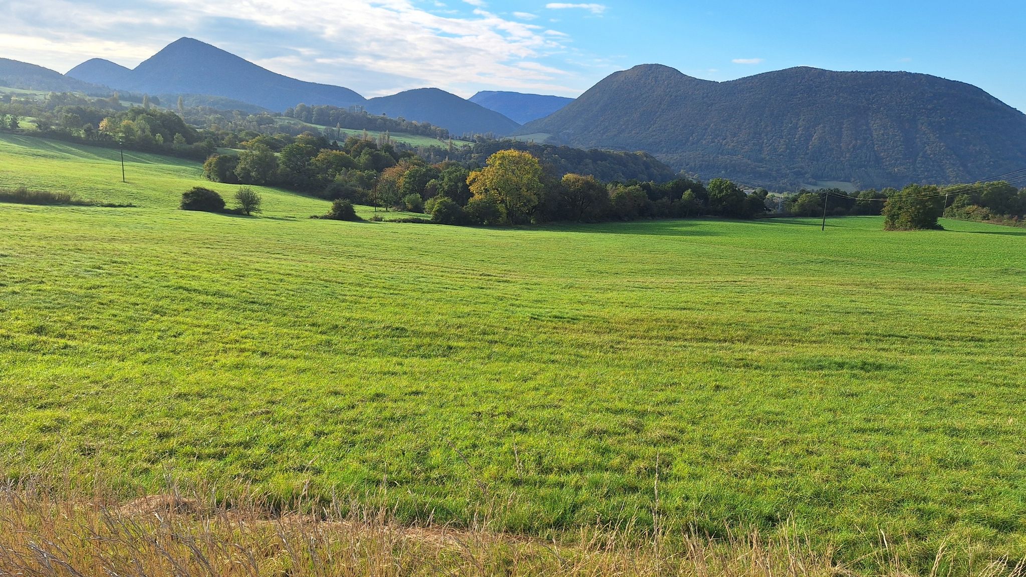 A proximité de Comps, paysage drômois.