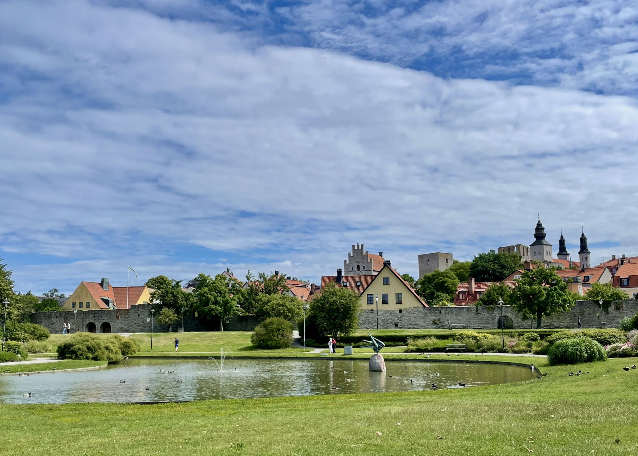 Der alte Hafen ist inzwischen vom Meer abgeschnitten